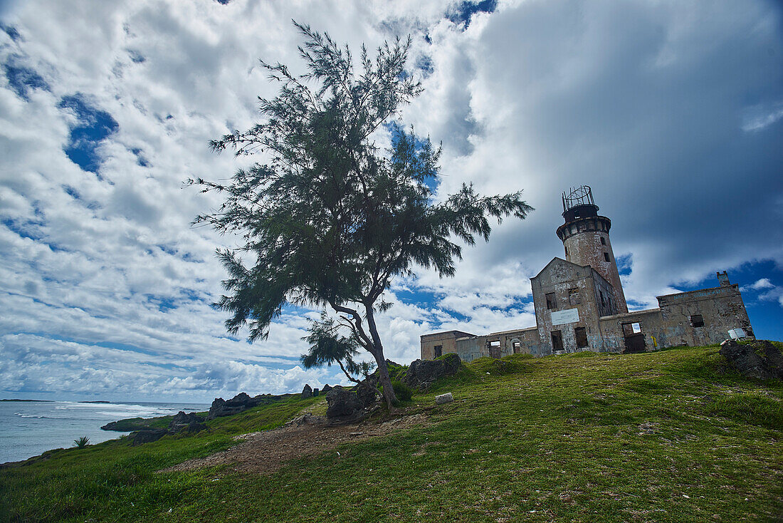  Africa, Mauritius Island, Indian Ocean, Lighthouse Island (île au Phare) 