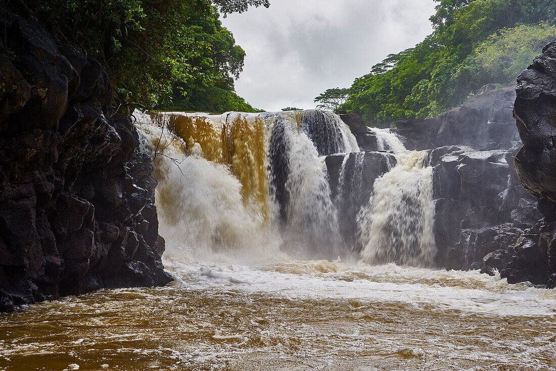 Afrika, Insel Mauritius, Indischer Ozean, GRSE Waterfall, Wasserfall