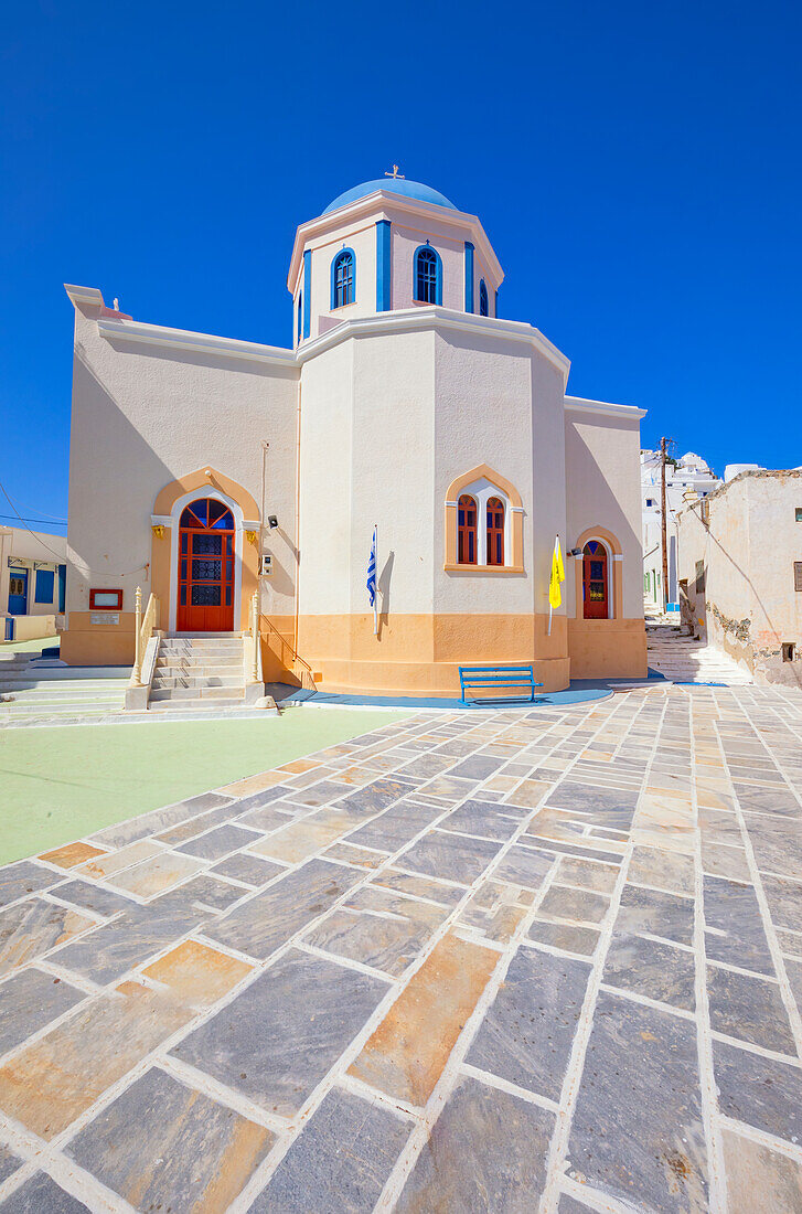 Orthodox church, Chora, Serifos Island, Cyclades Islands, Greece