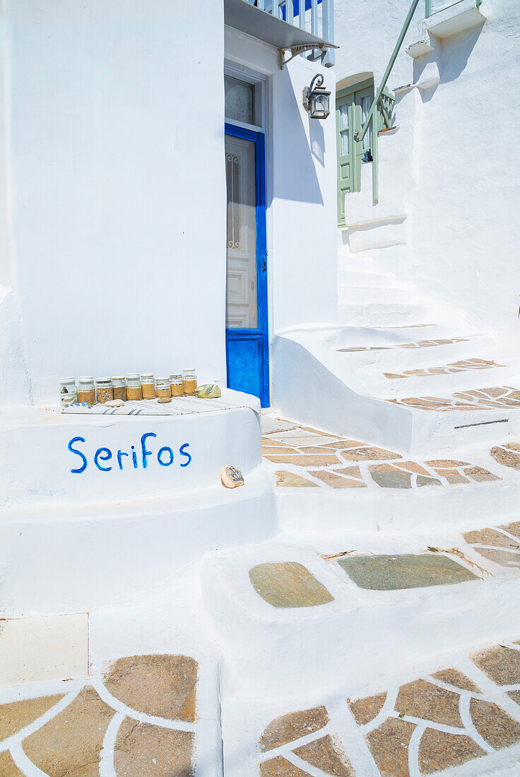 Chora village, Chora, Serifos Island, Cyclades Islands, Greece