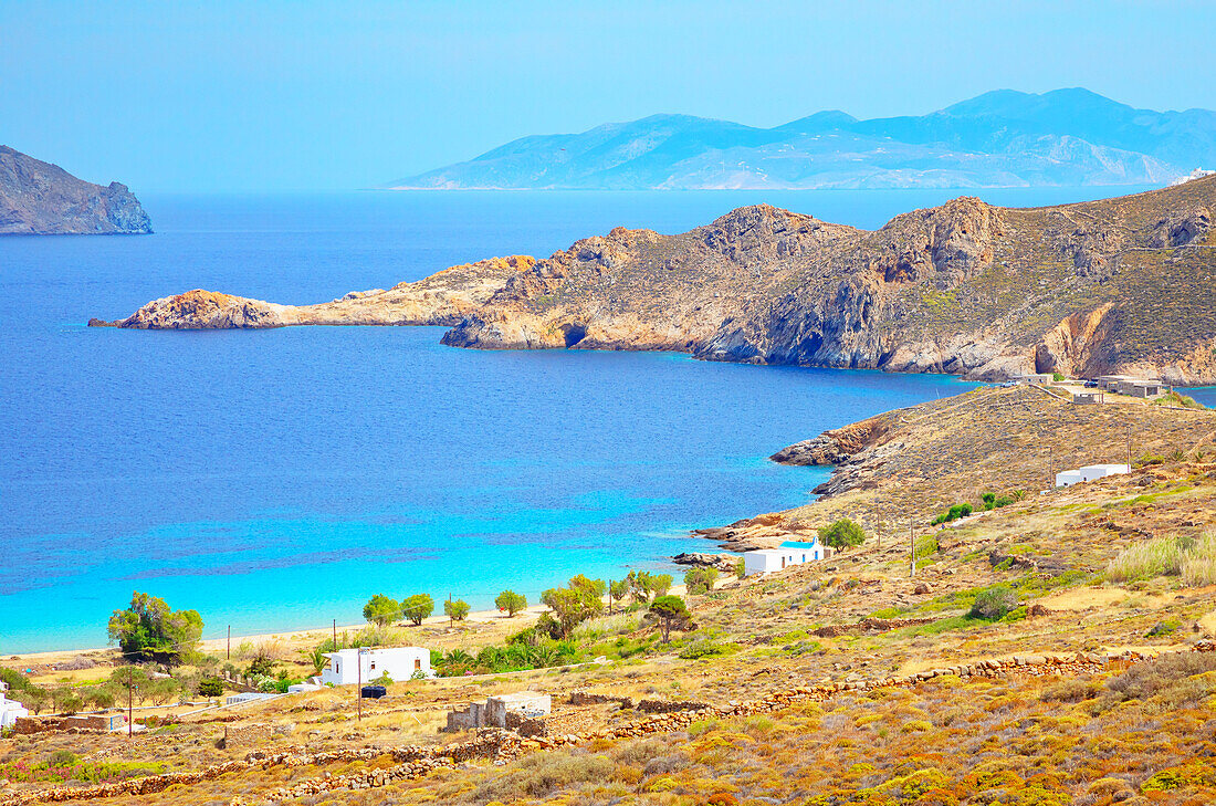 Psili Ammos beach, Serifos Island, Cyclades Islands, Greece