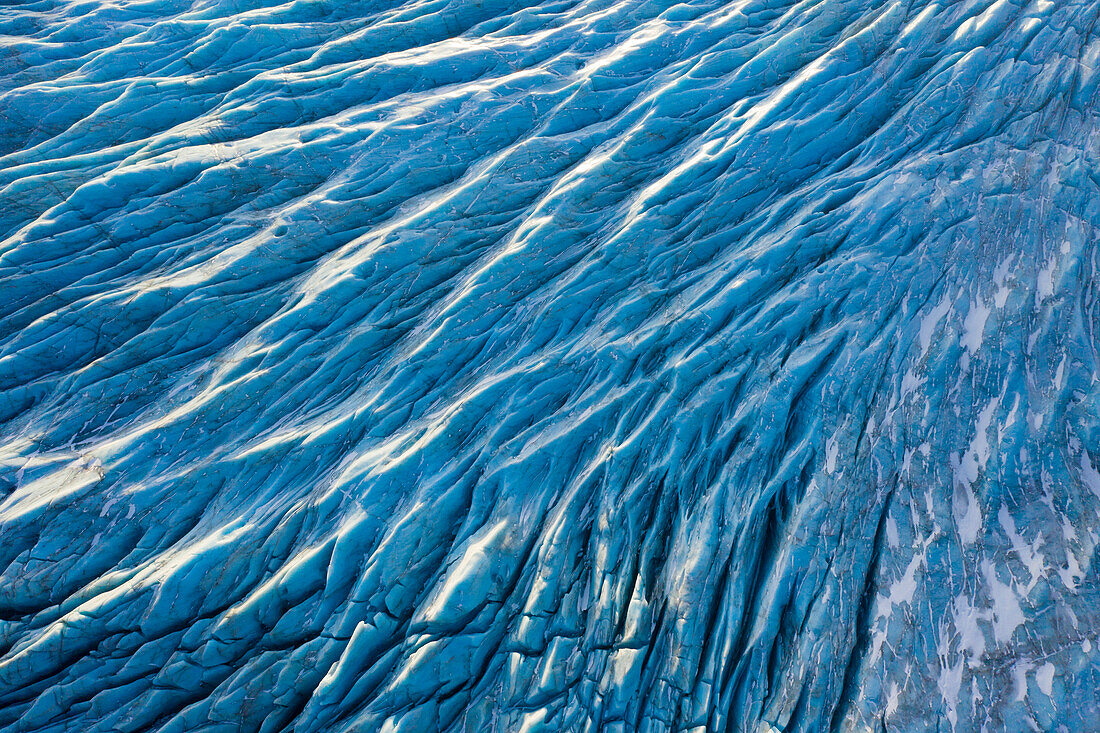  View of the Haukafell glacier of Vatnajoekull, Austurland, Iceland 