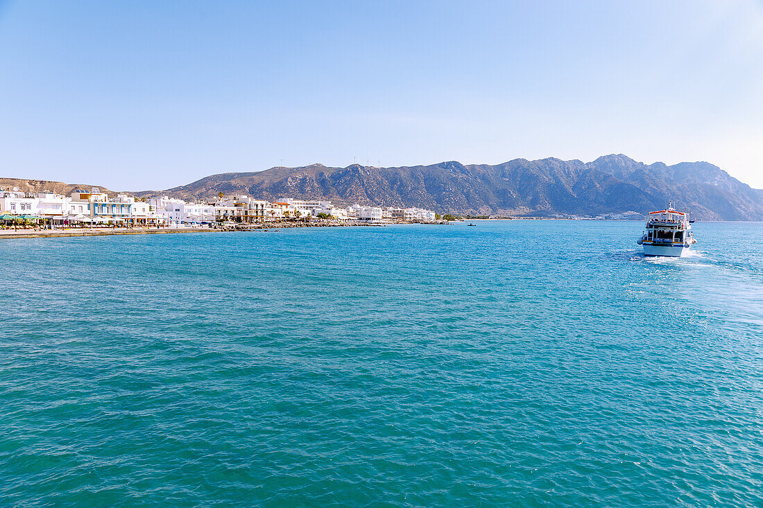  Kardamena on the island of Kos and excursion boat to the island of Nissiros (Nissyros, Nisiros) in Greece 