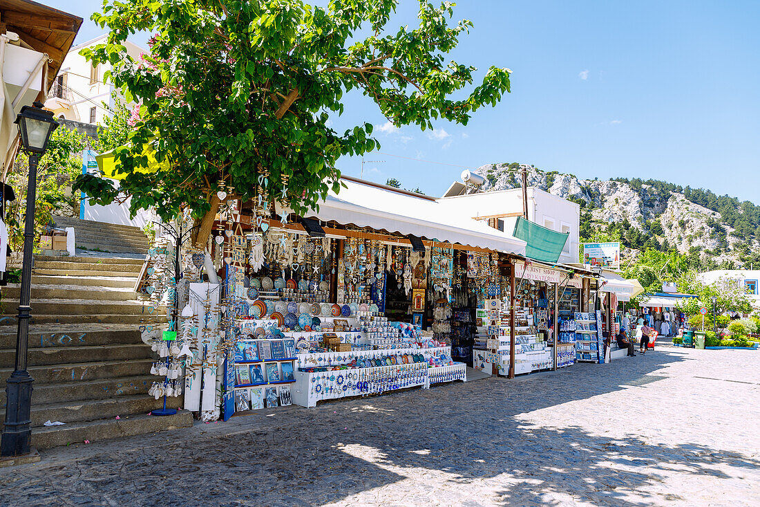  Shops in the centre of Zia on the island of Kos in Greece 