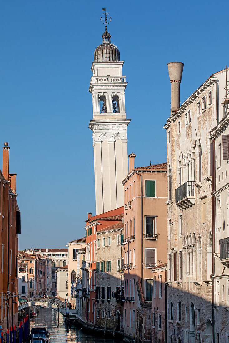 Chiesa di San Giorgio dei Greci, Sestiere Castello, Altstadt, Venedig, Venetien,  Norditalien, Italien, Europa