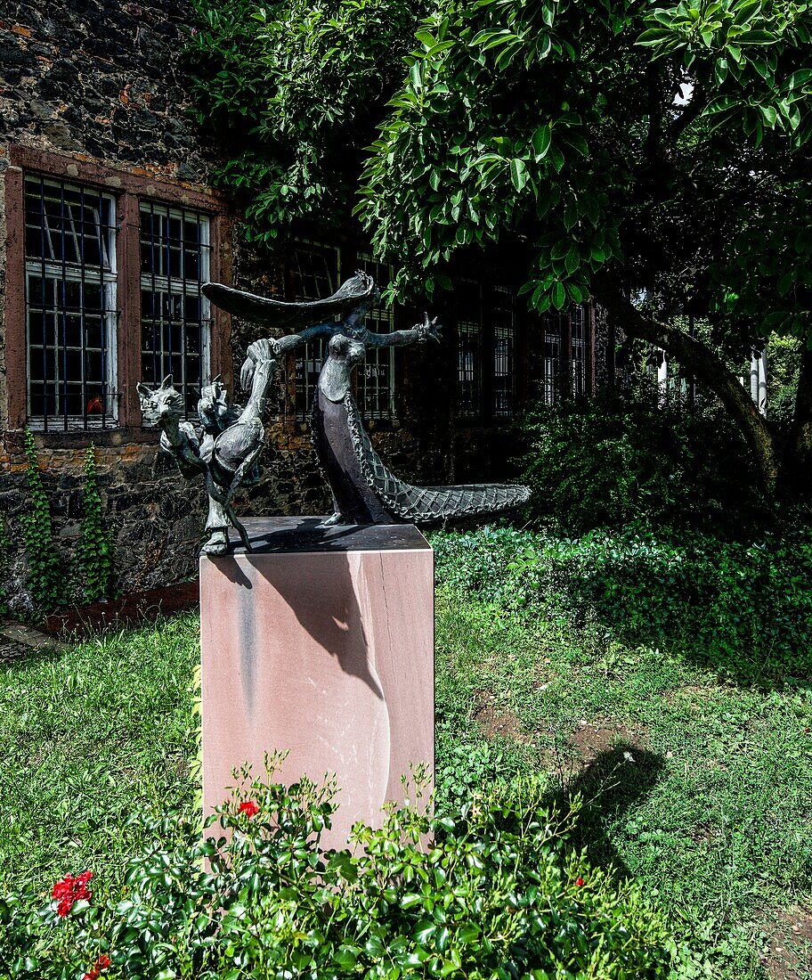 Märchenpfad Hanau, König Drosselbart, Schlossplatz, Hanau, Hessen, Deutschland