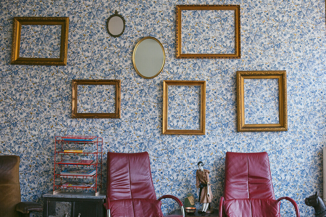 Gouda, The Netherlands, A gallery wall, Living room and a wall with frames