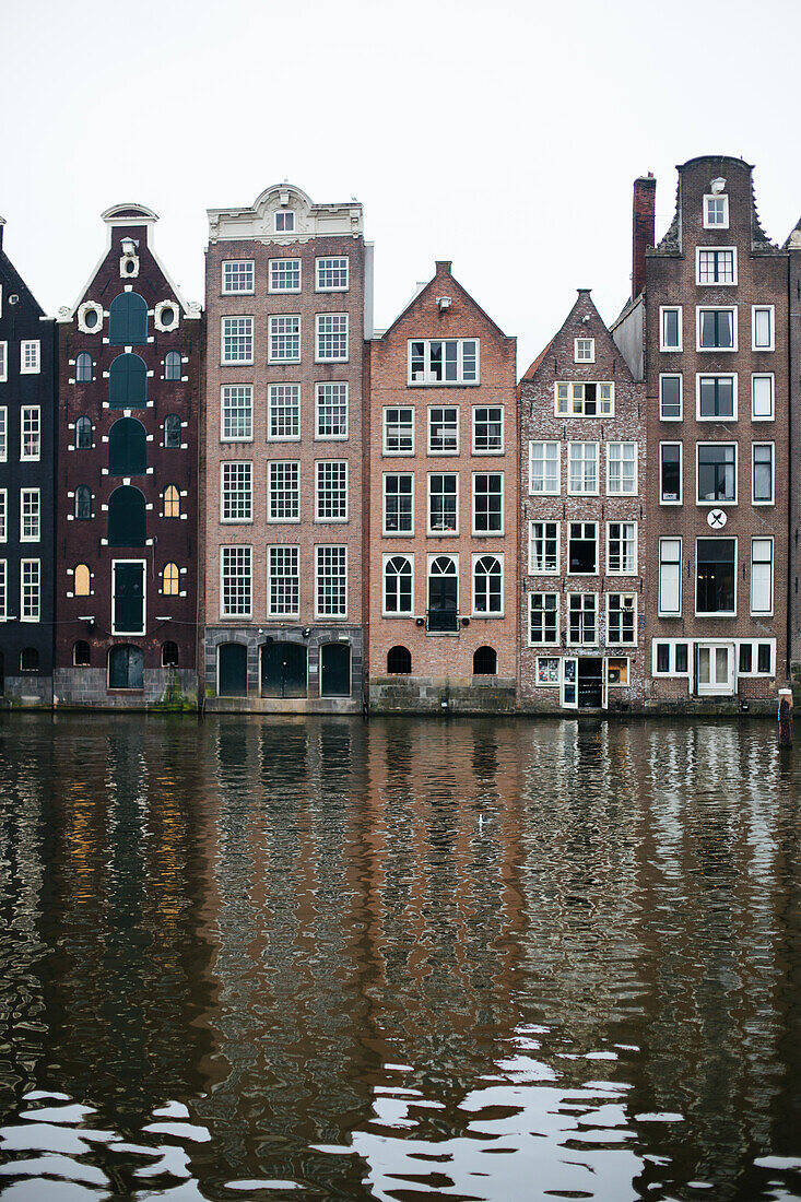 Amsterdam, The Netherlands,, Canal houses