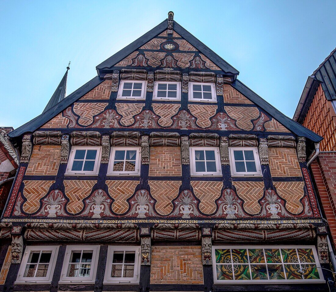 Bürgerhaus in der Altstadt von Buxtehude, Niedersachsen, Deutschland