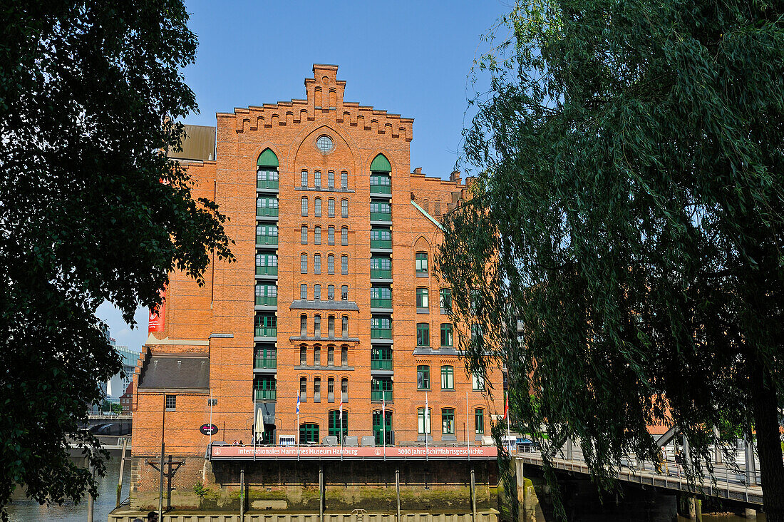 Internationales Maritimes Museum Hamburg (IMMH) housed in a former warehouse, HafenCity quarter, Hamburg, Germany, Europe