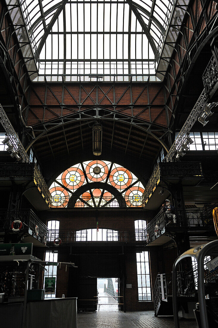 Altona Fish Auction Hall, former fish market today event location, Grosse Elbstrasse 9, Hamburg, Germany, Europe