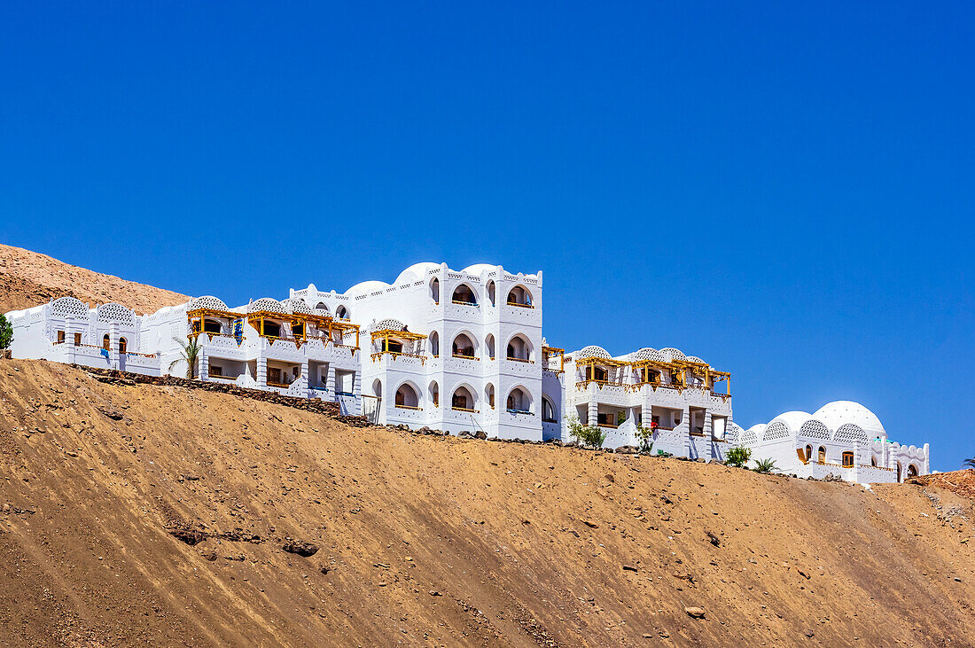  Residential buildings on the banks of the Nile near Aswan, Egypt 