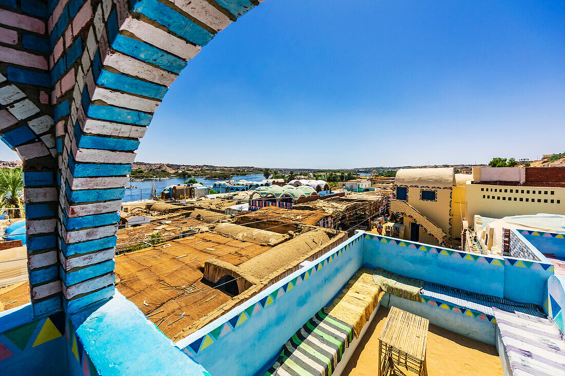  Views of a Nubian village near Aswan, Egypt 