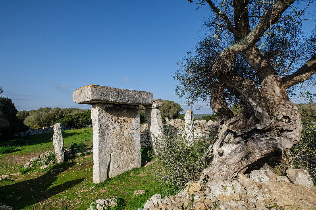  Prähistorische Stätte Talatí de Dalt, Maó, Menorca, Balearen, Spanien 