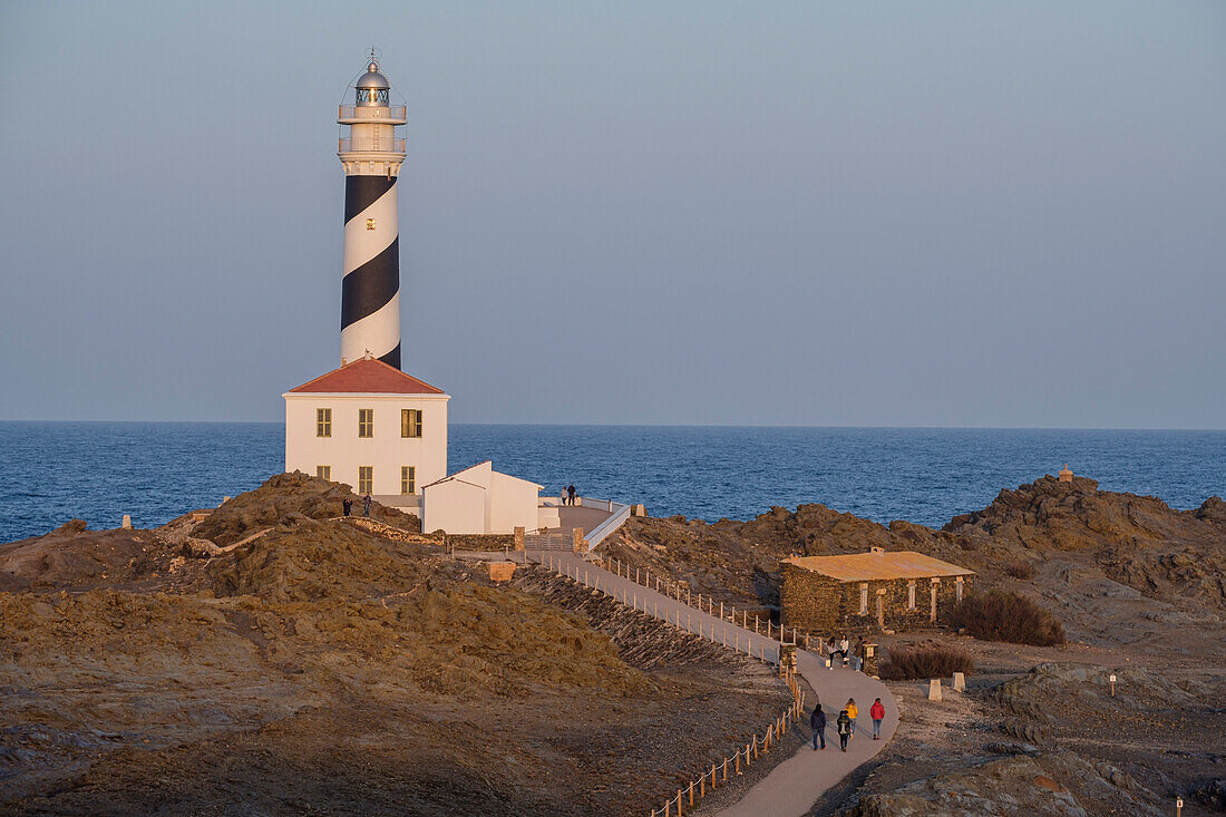 Cap de Favàritx, Naturpark s'Albufera des Grau, Menorca, Balearen, Spanien