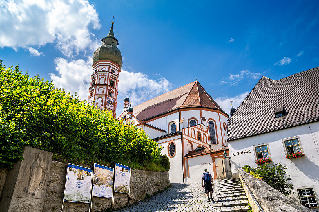  Andechs Monastery in summer light, Bavaria, Germany 