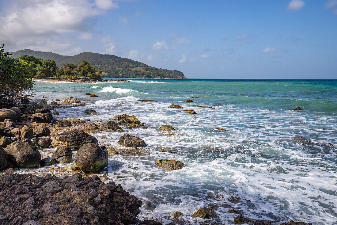  Pointe Allègre, Beautiful coast photo near, Plessis Nogent, Sainte Rose, Guadeloupe, French Antilles, France, Europe 