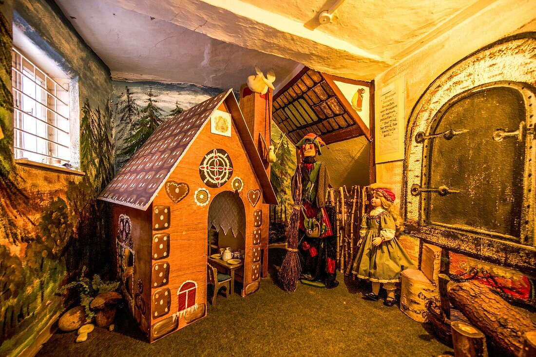 Märchenhaus Neukirchen, Hänsel und Gretel, Neukirchen, Schwalm-Eder-Kreis, Hessen, Deutschland