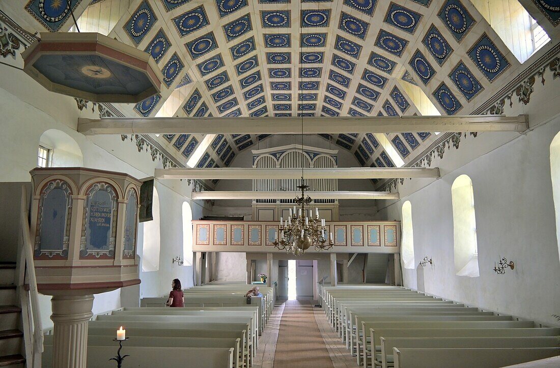  Saint Peri Church in Benz near Albeck, Usedom Island, Mecklenburg-Western Pomerania, Germany 