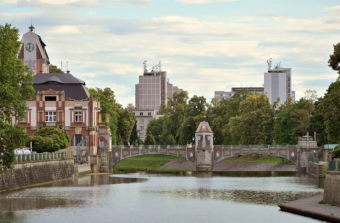  on the Elbe in Hradec Kralove - Königgrätz, East Bohemia, Czech Republic 