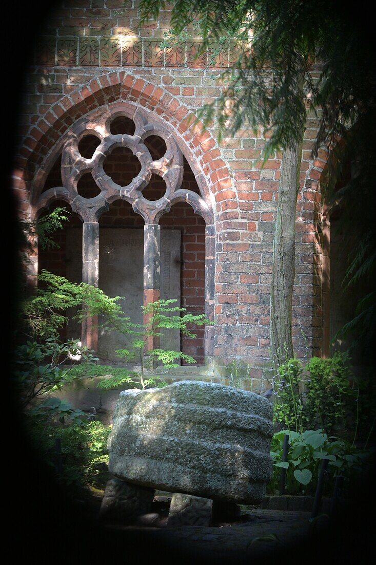  Cloister of the Cathedral of Kamien Pomorski, Baltic coast, Poland 