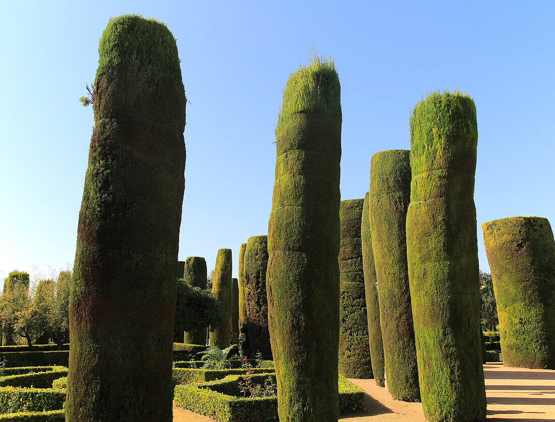 Gardens of the Alcázar de los Reyes Cristianos, Alcazar, Cordoba, Spain