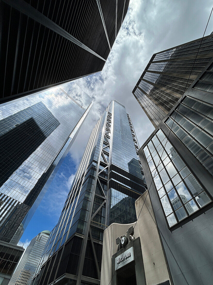  3 World Trade Center, Untersicht, 175 Greenwich Street, Finanzviertel, New York City, New York, USA 