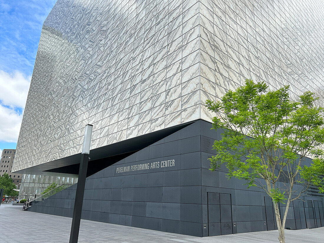  Perelman Performing Arts Center, Gebäudeaußenseite, New York City, New York, USA 