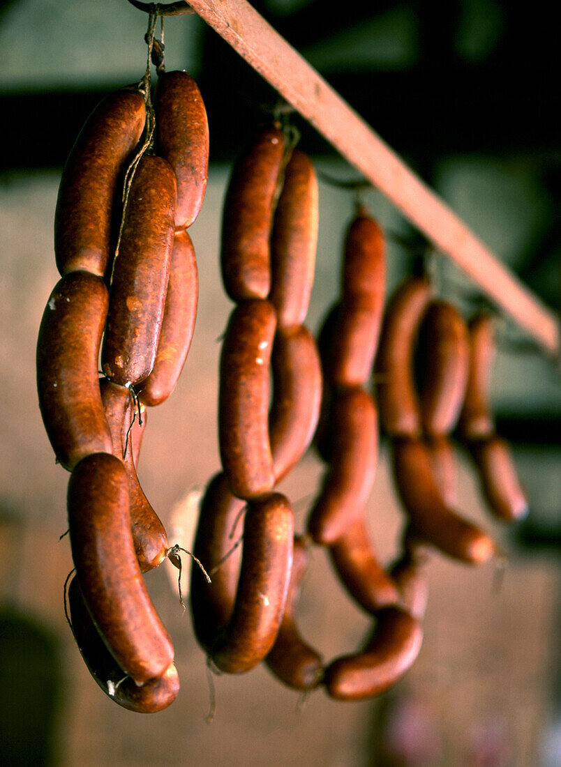 Würstchen auf dem Markt