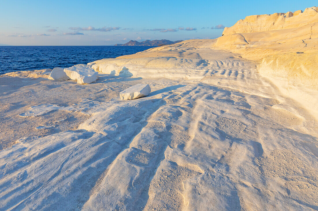 Rock formations, Sarakiniko, Milos Island, Greece