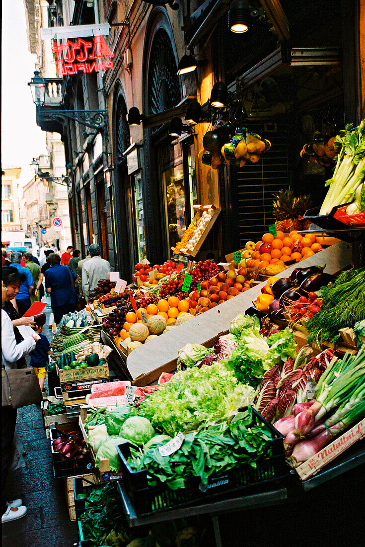  Vegetable shop,fruit stand,Italy, 