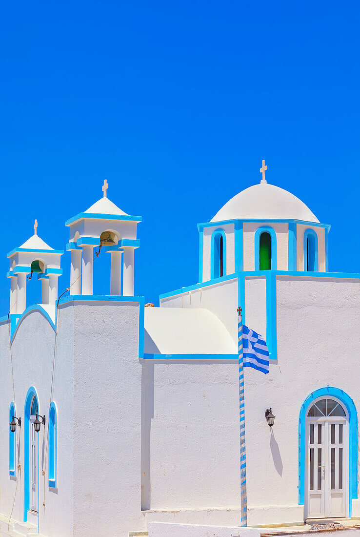 Saint Nicholas chapel, Firopotamos, Milos Island, Cyclades Islands, Greece