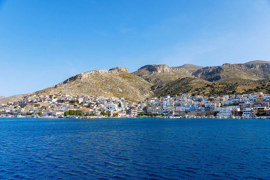  Island capital Póthia on the island of Kalymnos (Kalimnos) in Greece 