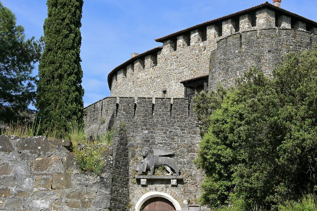  Borgo Castello above Gorizia, Friuli, Northern Italy 