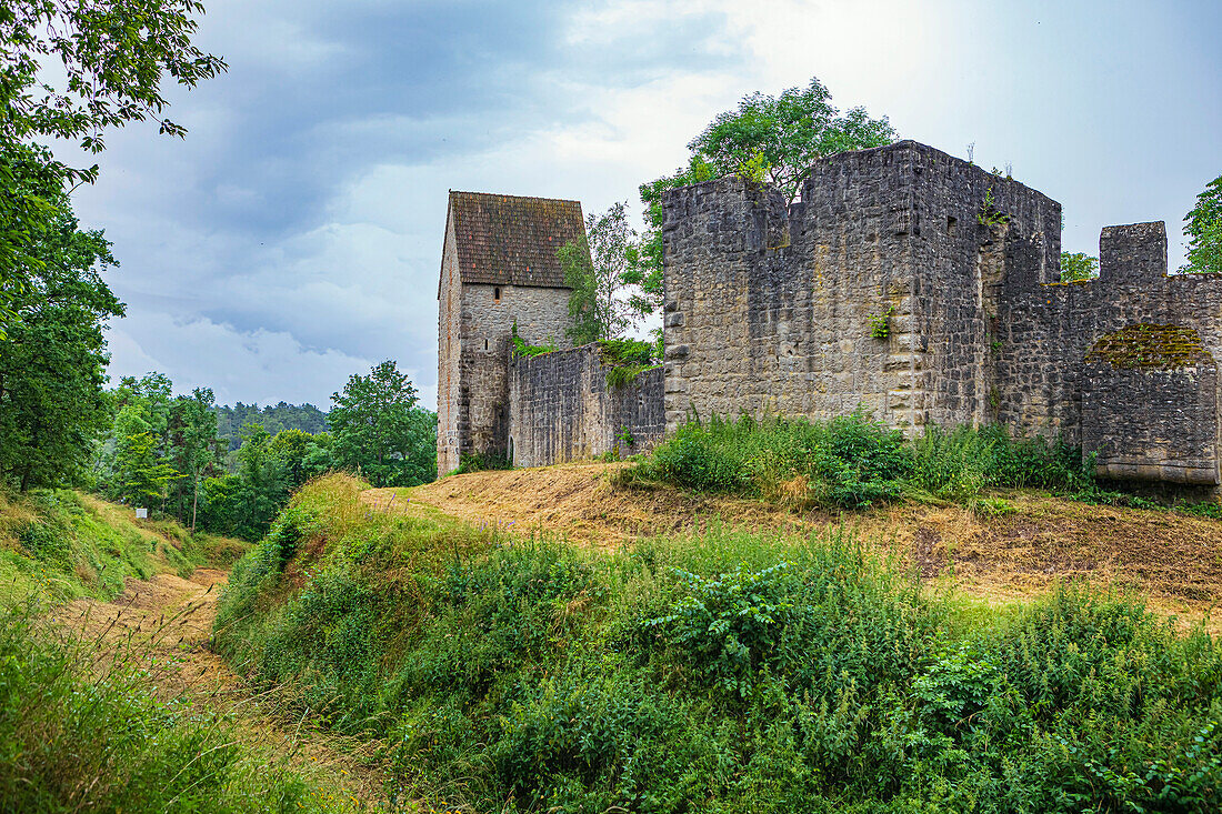 Burg Salzburg bei Bad Neustadt an der Saale in Bayern, Deutschland