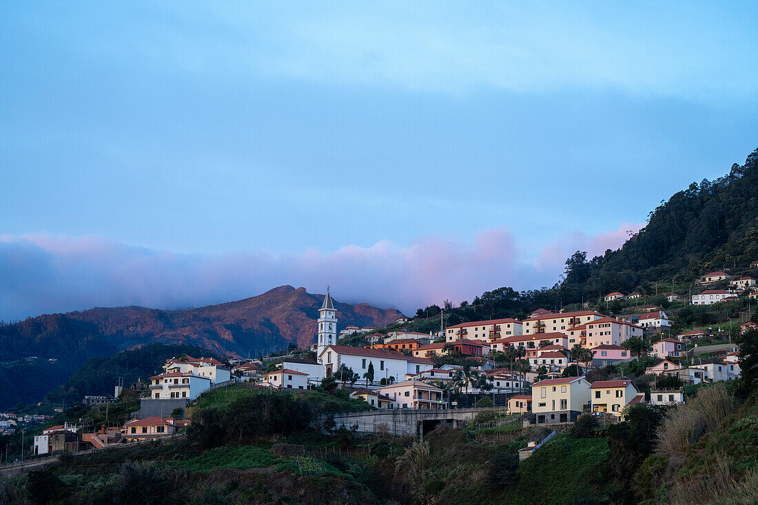 Blick nach Faial vom 'Miradouro do Guindaste', Madeira, Portugal, Europa