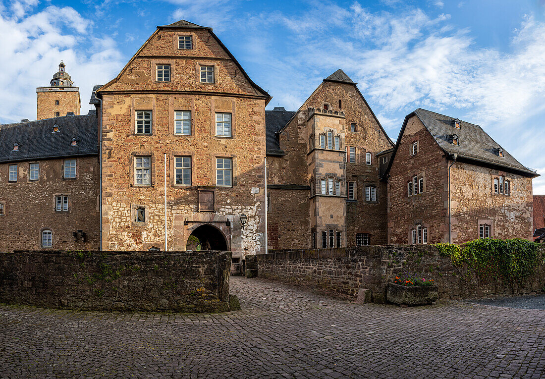  Renaissance castle in Steinau an der Straße. 