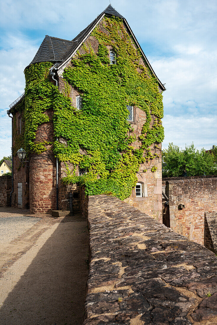 Renaissanceschloss in Steinau an der Straße, Hessen, Deutschland