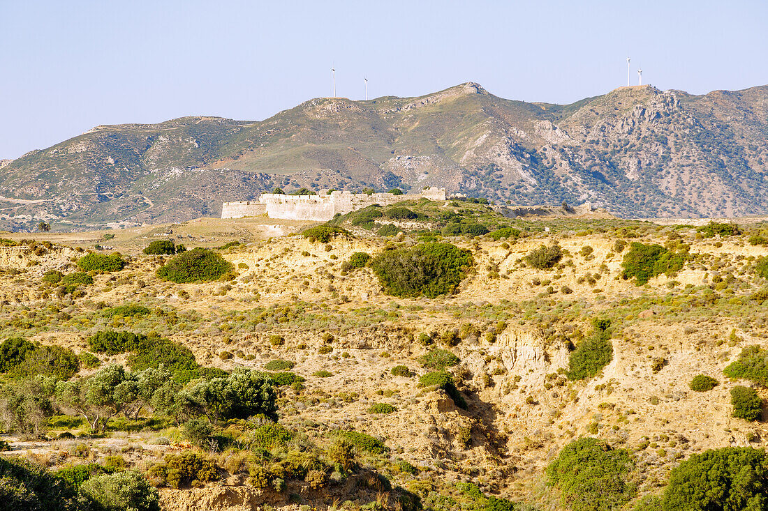 Burg von Antimachia (Kastro) bei Antimachia auf der Insel Kos in Griechenland