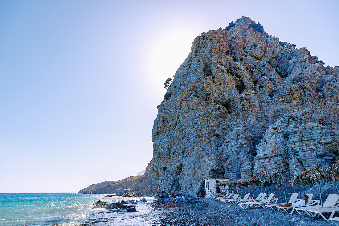  Sea thermal pool Embros Thermes on the island of Kos in Greece 