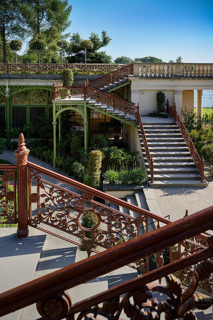 UNESCO Welterbe "Residenzensemble Schwerin", Schlossgarten, Mecklenburg-Vorpommern, Deutschland, Europa