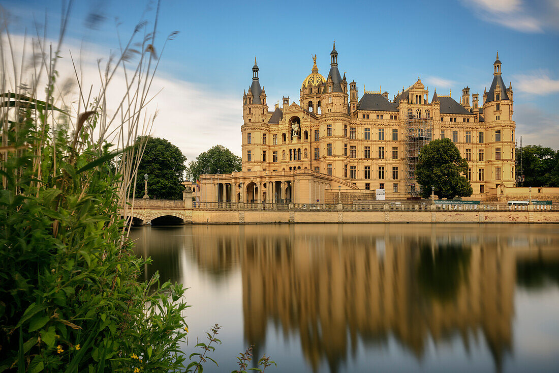  UNESCO World Heritage &quot;Schwerin Residence Ensemble&quot;, Schwerin Castle, Mecklenburg-Western Pomerania, Germany, Europe 