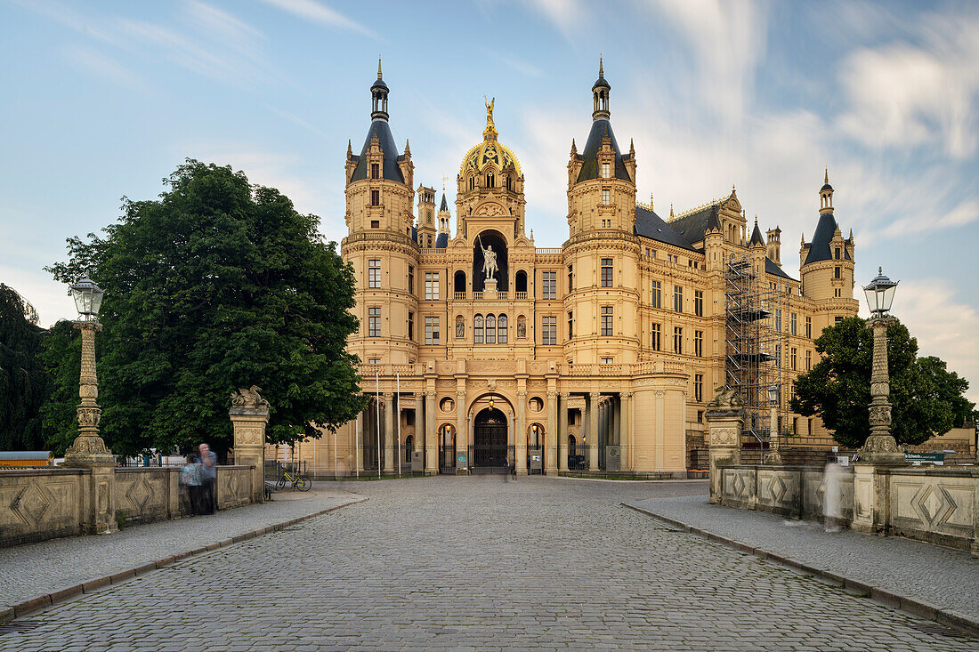  UNESCO World Heritage &quot;Schwerin Residence Ensemble&quot;, Schwerin Castle, Mecklenburg-Western Pomerania, Germany, Europe 