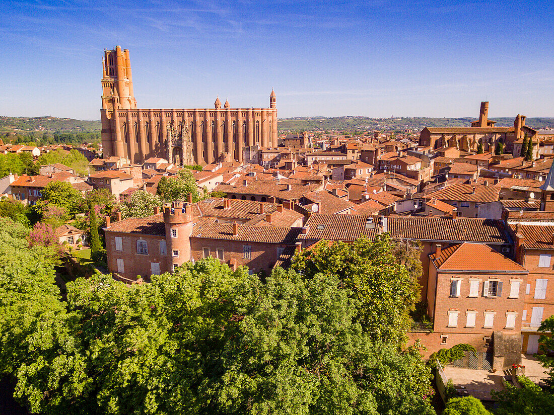  Kathedrale St. Cecilia, Albi, Region Okzitanien, Frankreich, Westeuropa 