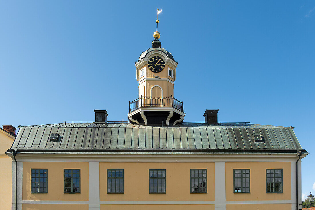 Art gallery Galleri Rådhuset in the historical town hall of Söderköping, Sweden