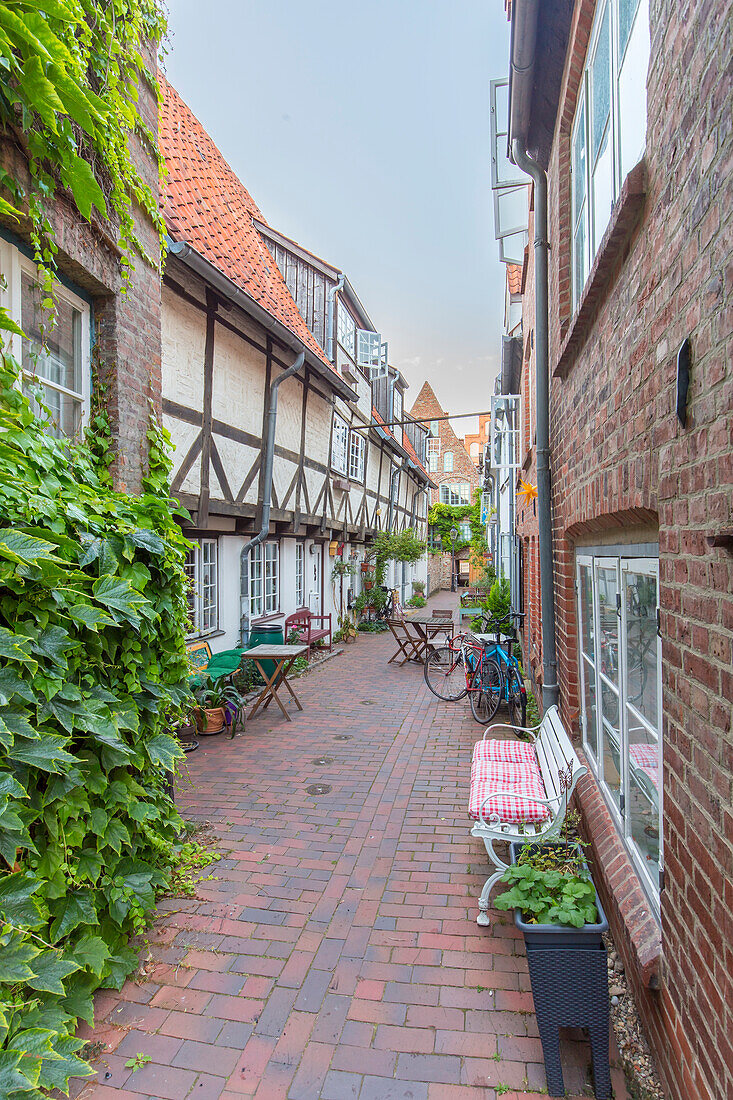 Bäcker-Gang, Hansestadt Lübeck, UNESCO Weltkulturerbe, Schleswig-Holstein, Deutschland