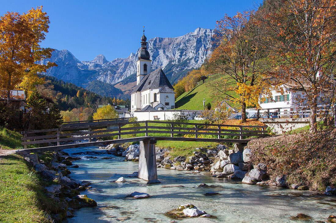  Parish of St. Sebastian, Ramsau, Berchtesgaden, Bavaria, Germany 