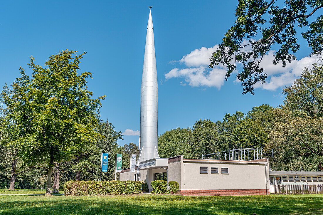  Cosmonaut Center “Sigmund Jähn” in the Küchwaldpark in Chemnitz, Saxony, Germany 