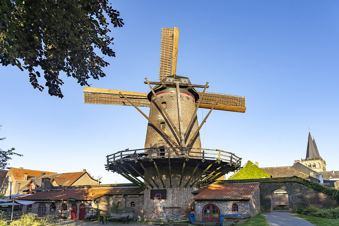 Die Kriemhildmühle in Xanten, Niederrhein, Nordrhein-Westfalen, Deutschland, Europa\n\n