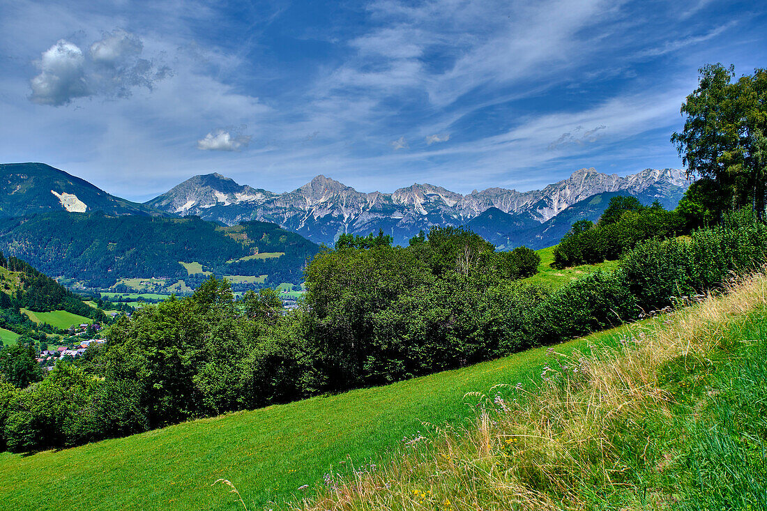  Gesäuse National Park, Styria-Austria. View of the Limestone Alps 